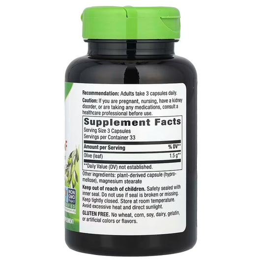 Nature's Way, Olive Leaf ( Supports Antioxidant Activity & Blood Sugar Regulation )