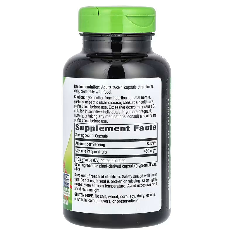 Nature's Way, Cayenne Fruit ( Digestive Support, Circulatory Health & Antioxidant Support )