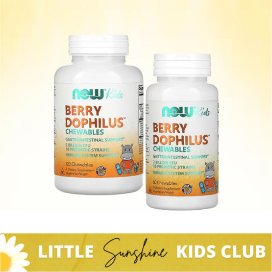 LittleSunshine | NOW Foods, Berry Dophilus, Kids, 2 Billion CFU, Gastrointestinal Support