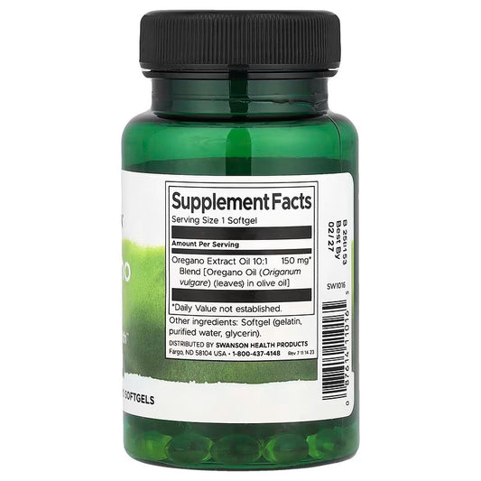 USA Supplements | Swanson, Oregano Oil ( Immune System Support )
