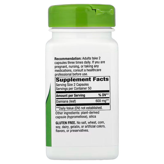 USA Supplements | Nature's Way, Damiana Leaves ( Mood and Relaxation Support )