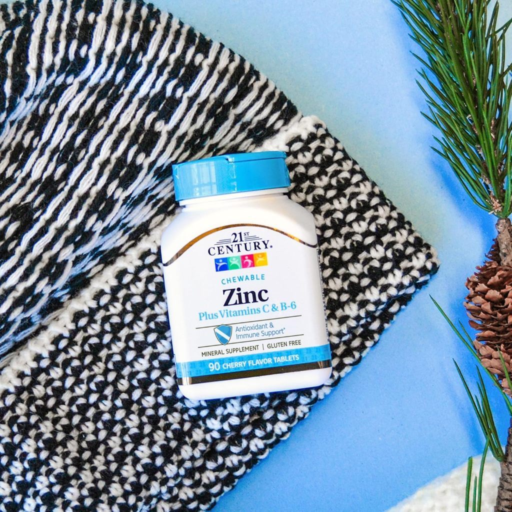 USA Supplements | 21st Century, Zinc Plus Vitamins C & B-6 ( Antioxidant & Immune Support )