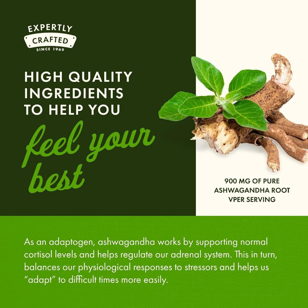 HealthilyYou | Swanson, Full Spectrum Ashwagandha, 450mg, 100 Vegan Capsules Stress Support