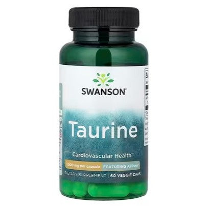 HealthilyYou | Swanson, Taurine, 500 mg, 1,000 mg Capsules, Promotes Cardiovascular Health