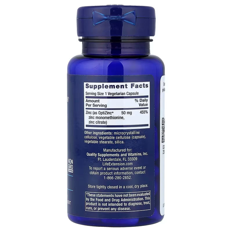 Life Extension, Zinc Caps ( Supports Immune System Function & Supports Healthy Vision )