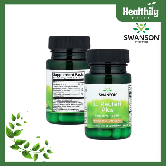 HealthilyYou | Swanson, L. Reuteri Plus, 30 Vegan EMBO Caps® AP Immune & Digestive Health