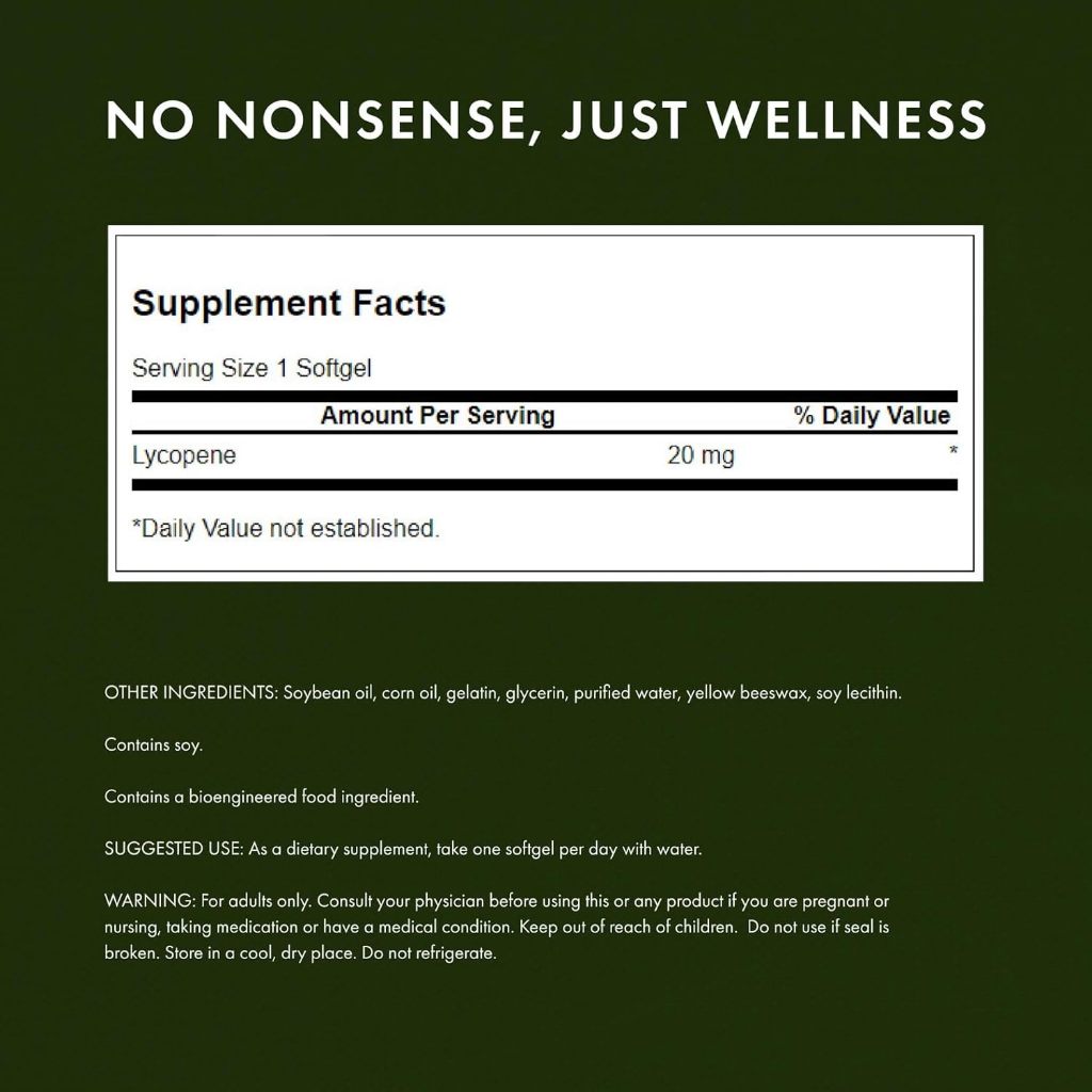 Healthily You | Swanson, Lycopene, 20 mg, 60 Softgels, 10 mg, 120 Softgels, Prostate Health