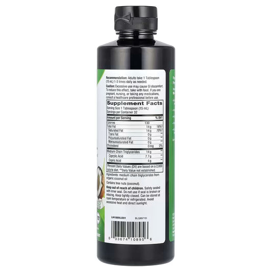 Nature's Way, Organic MCT Oil ( Supports Satiety, Metabolism, Brain and Focus Support )