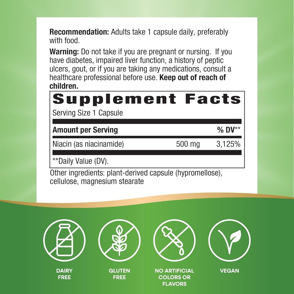 Nature's Way, Niacinamide ( Boosts Cellular Energy & Supports Skin Health )