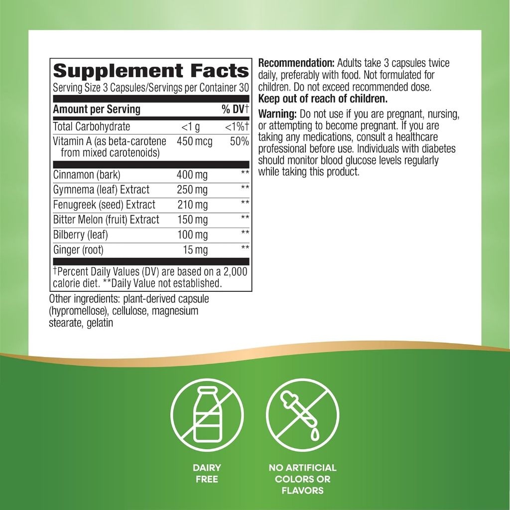 Nature's Way, Blood Sugar Support ( Supports Healthy Blood Sugar Levels & Antioxidant Protection )