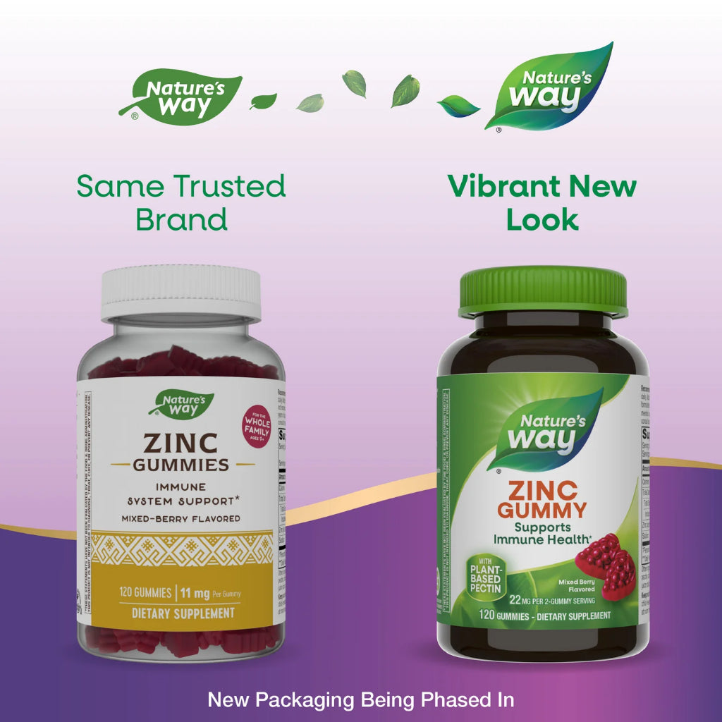 Nature's Way, Zinc Gummy ( Supports Immune Health )