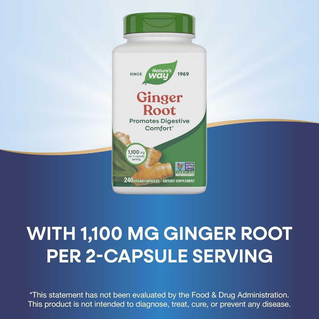 Nature's Way, Ginger Root ( Supports Healthy Digestion, Eases Indigestion & Mild Heartburn )