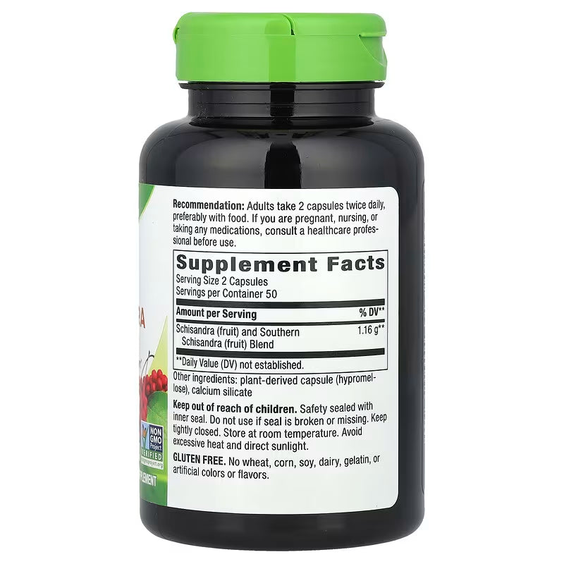 Nature's Way, Schisandra Fruit ( Adaptogenic Support, Liver Health, Mental Clarity & Endurance )