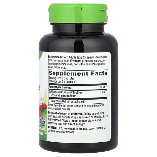 Nature's Way, Schisandra Fruit ( Adaptogenic Support, Liver Health, Mental Clarity & Endurance )