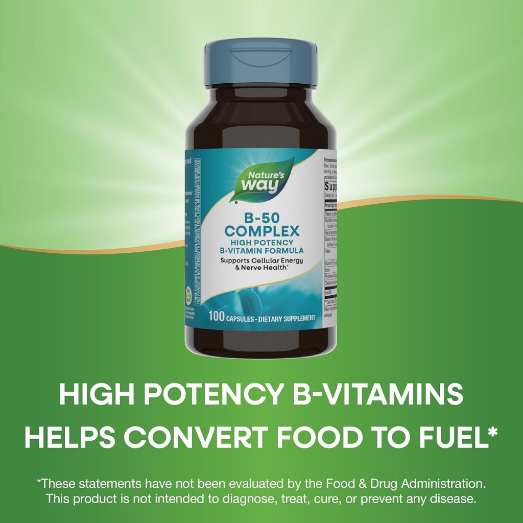 Nature's Way, B-50 Complex ( Supports Cellular Energy & Promotes Nerve Health )