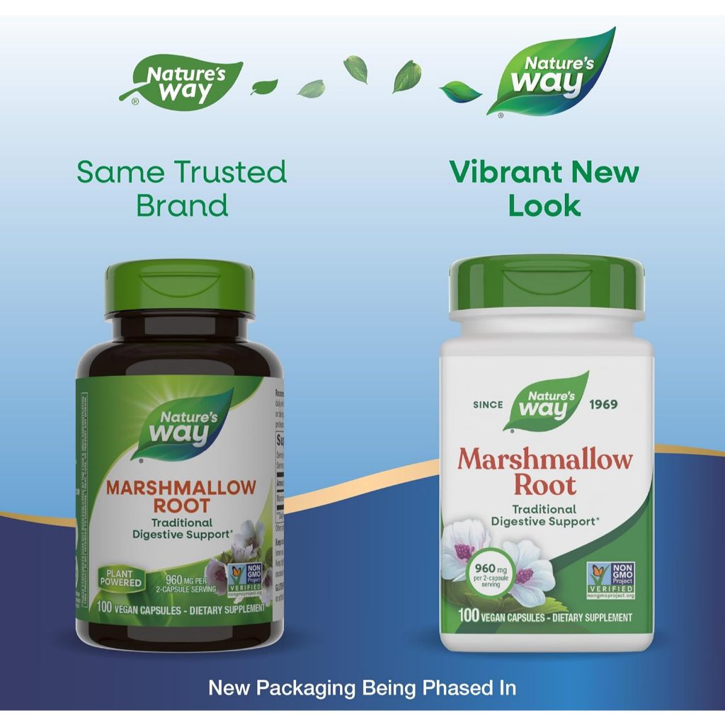 Nature's Way, Marshmallow Root ( Traditionally Used to Soothe Digestive Discomfort )