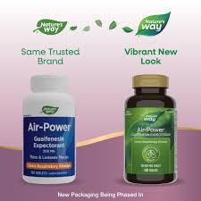 Nature's Way, Air-Power®, Guaifenesin Expectorant ( Helps Loosen Phlegm )