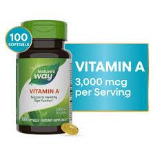 Nature's Way, Vitamin A ( Supports Vision Health & Supports Immune Function )