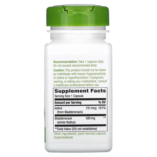 Nature's Way, Bladderwrack ( Supports Thyroid Health & Promotes Metabolic Health )