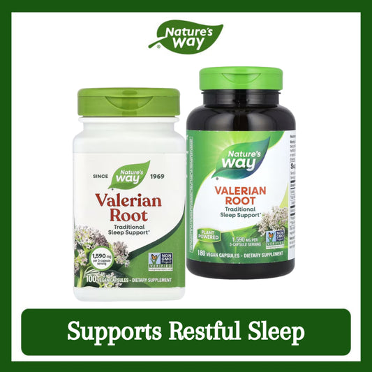 Nature's Way, Valerian Root ( Supports Restful Sleep & Soothes Headaches & Tension )
