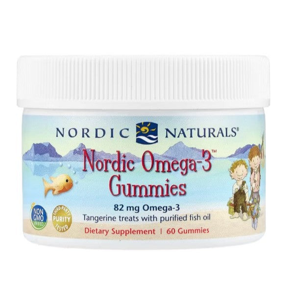 NaturalSolutions | Nordic Naturals, Daily Omega Kids, Omega-3 Fishies, Zero Sugar, Brain Development