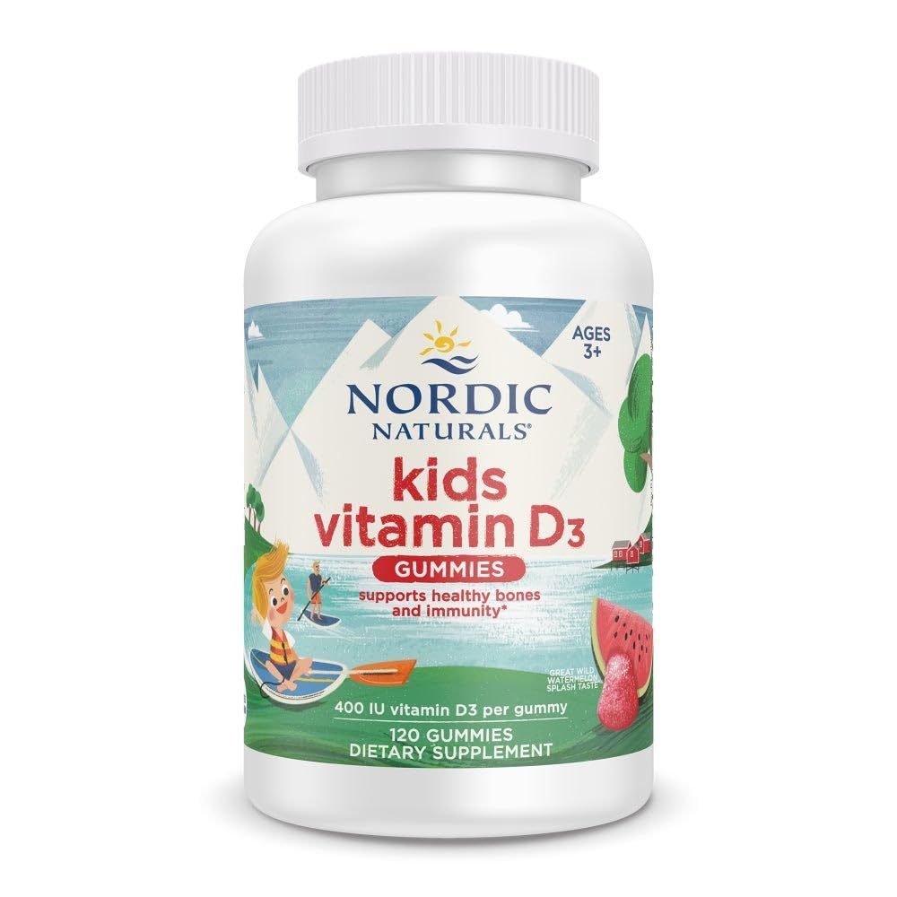 LittleSunshine | Nordic Naturals, Kids Vitamin D3 Gummies, Wild Watermelon Bone & Immunity Health