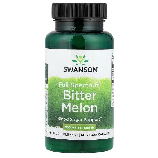 NaturalSolutions | Swanson, Bitter Melon Featuring Momordicin, Full Spectrum Blood Sugar Support