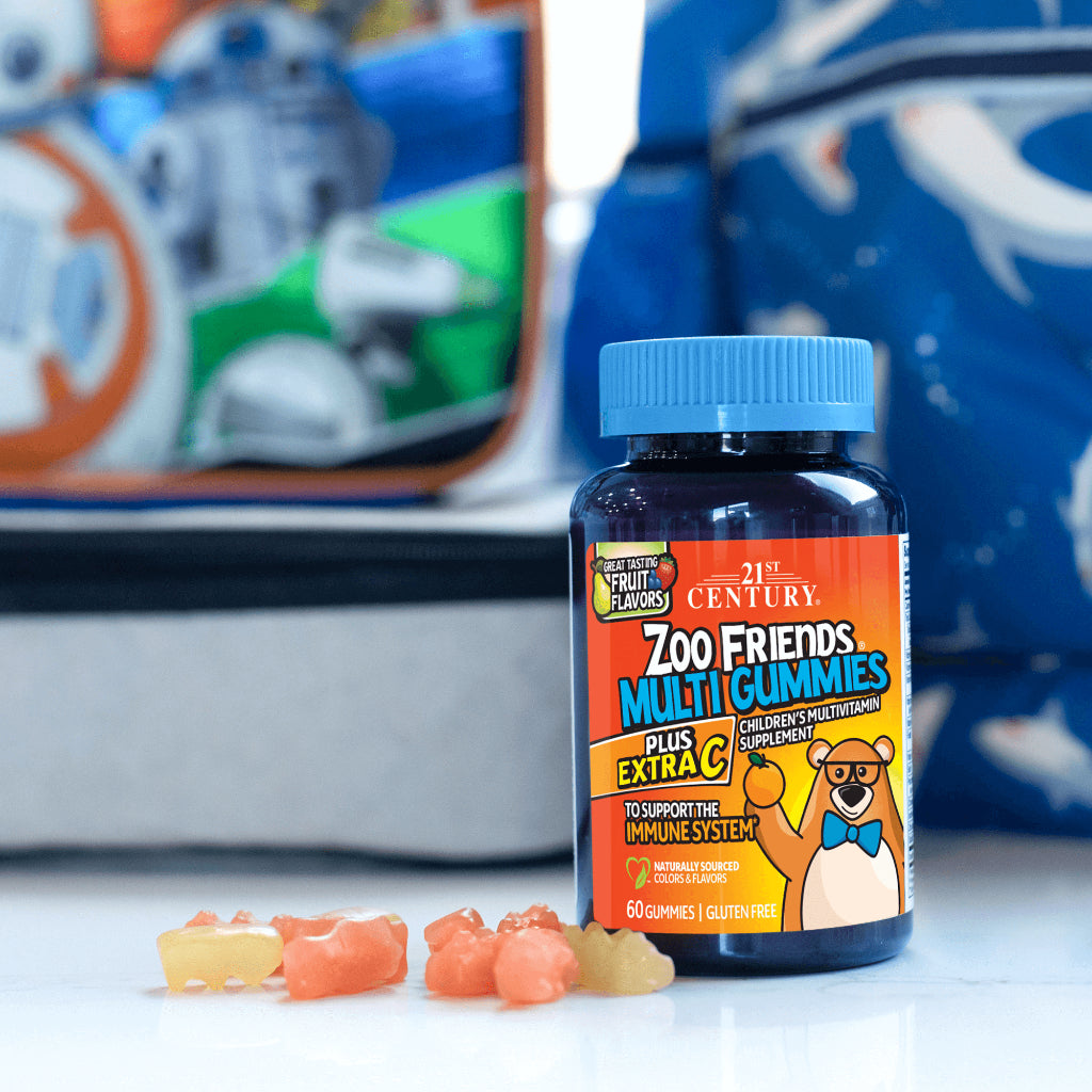 LittleSunshine | 21st Century, Zoo Friends Multi Gummies, Plus Extra C, Great Tasting Fruit Flavors