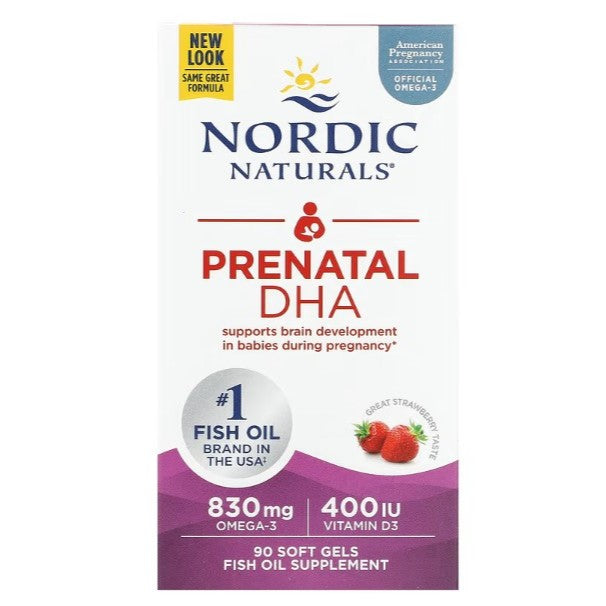 LittleSunshine | Nordic Naturals, Prenatal DHA, 830 mg Omega-3s + 400 IU Vitamin D3 Per 2 Soft Gels