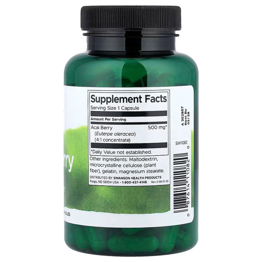USA Supplements | Swanson, Acai Berry ( Antioxidant Support )
