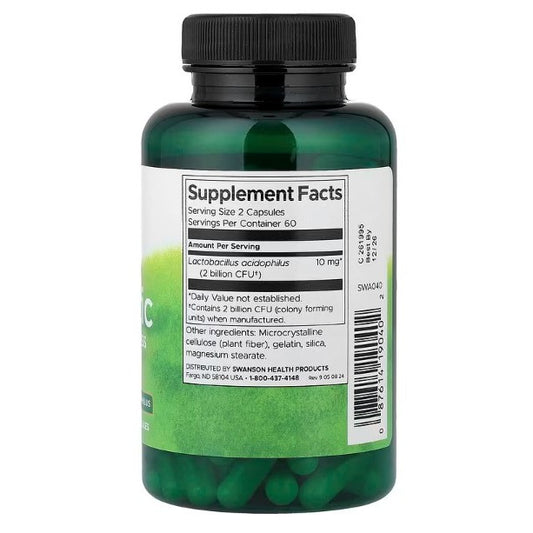 LowCostPH | Swanson, Probiotic, 120 Capsules (1 Billion CFU per Capsule) Immune, Digestive Health
