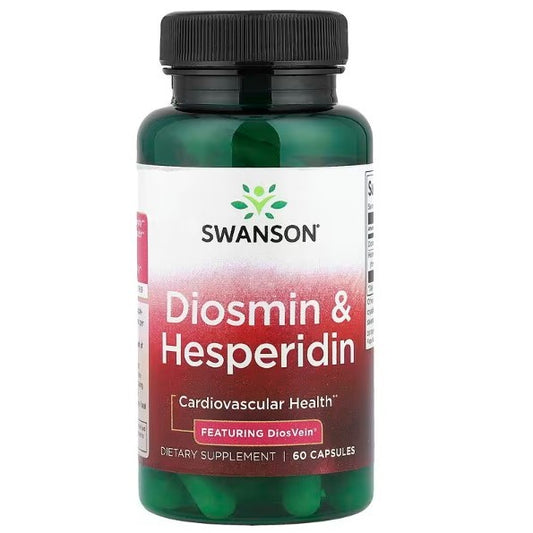 HealthilyYou | Swanson, Diosmin & Hesperidin, 60 Capsules Cardiovascular Health Featuring DiosVein