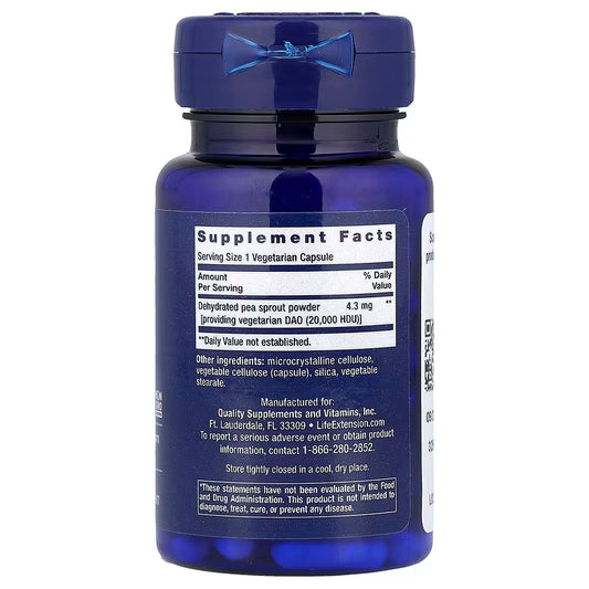 LowCostPH | Life Extension, Food Sensitivity Relief with Diamine Oxidase ( Supports Histamine Metabolism )