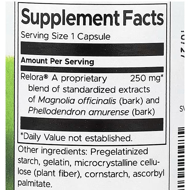 HealthilyYou | Swanson, Relora®, 250 mg, 90 Capsules Stress and Appetite Control