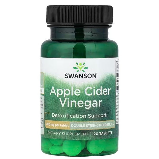 HealthilyYou | Swanson, Apple Cider Vinegar, 200 mg, Tablets Detoxification Support