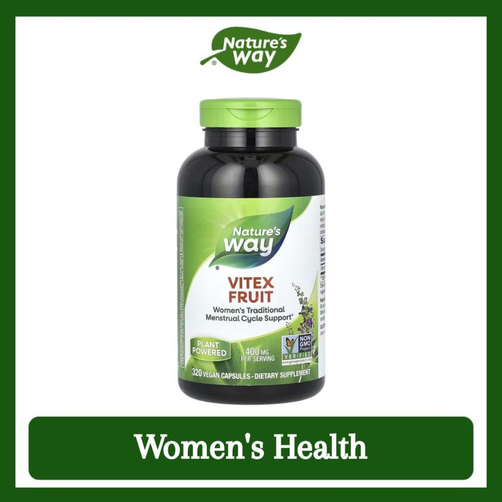 Nature's Way, Vitex Fruit ( Support Menstrual Regularity and Reduce Menstrual Discomfort )