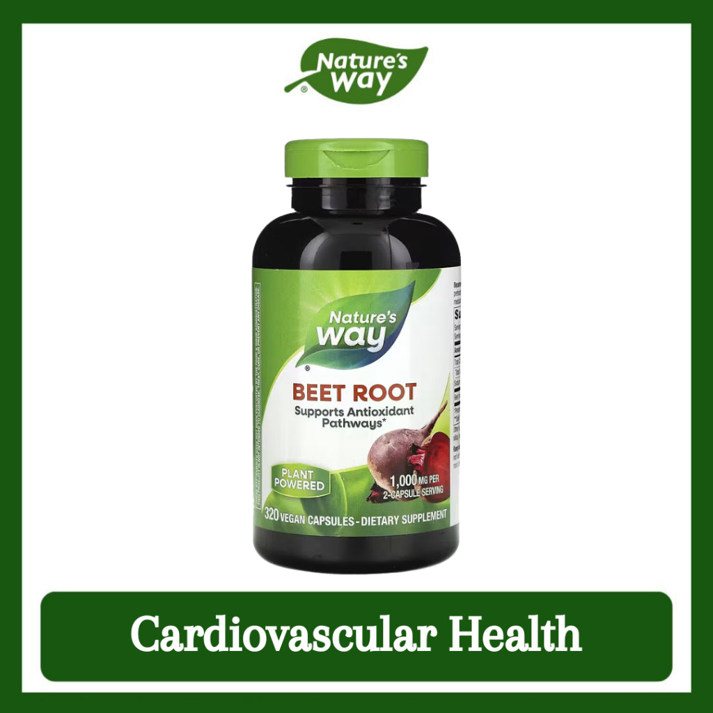 Nature's Way, Beet Root ( Cardiovascular Health, Brain Oxygenation and Focus )