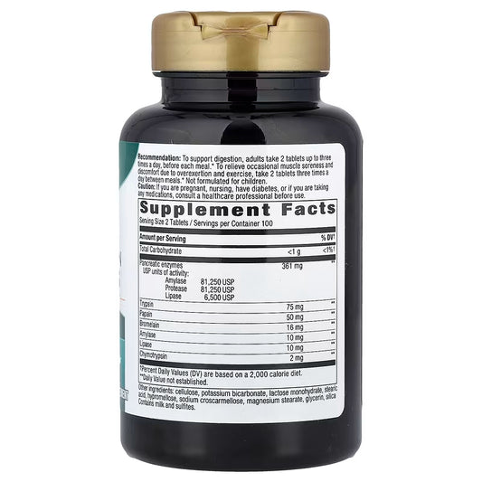 LowCostPH | Nature's Way, MegaZyme®, Dual Action Enzymes ( Digestive Support & Muscle Recovery )