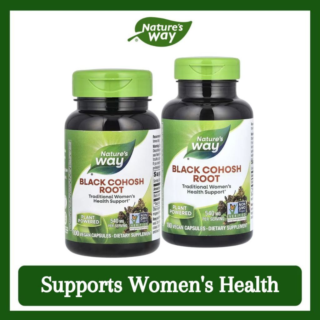 Nature's Way, Black Cohosh Root ( May Provide Support for Menopausal Symptoms and PMS )