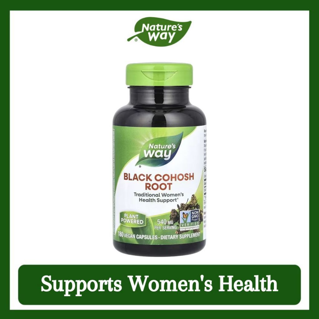 Nature's Way, Black Cohosh Root ( May Provide Support for Menopausal Symptoms and PMS )