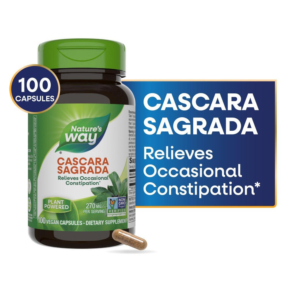 Nature's Way, Cascara Sagrada ( Supports Digestive Health & Relieves Occasional Constipation )