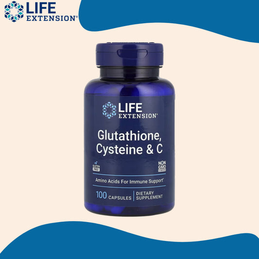 Life Extension, Glutathione, Cysteine & C ( Supports the Body’s Detoxification Systems )