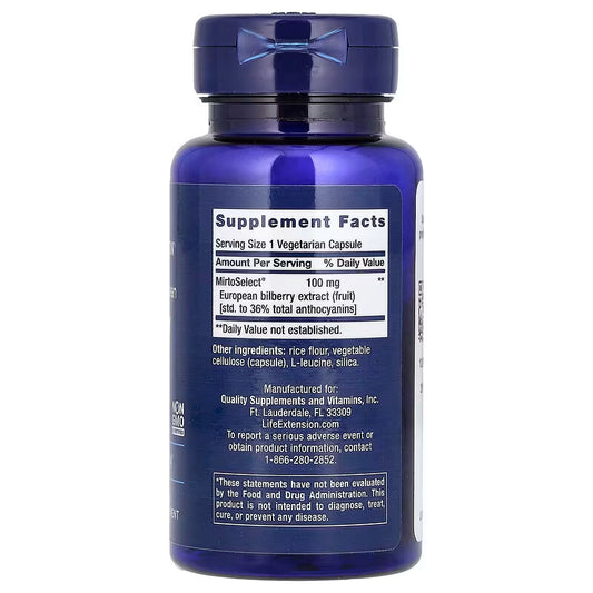 LowCostPH | Life Extension, Standardized European Bilberry Extract ( Supports Eye Health & Ocular Circulation )