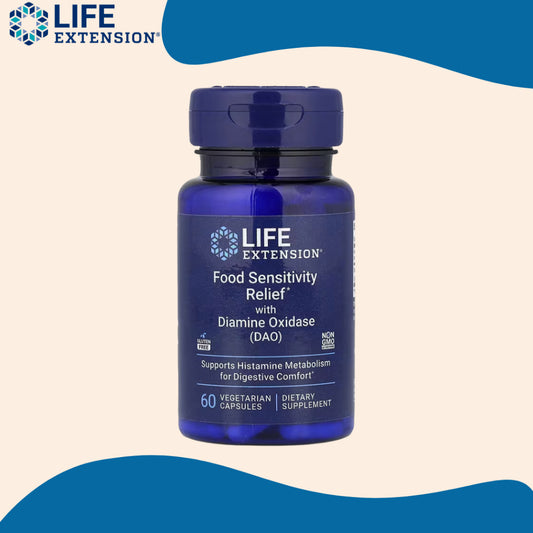 Life Extension, Food Sensitivity Relief with Diamine Oxidase ( Supports Histamine Metabolism )