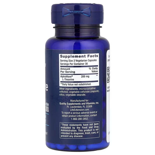 Life Extension, L-Theanine ( Promotes Relaxation, Helps Reduce Mental and Physical Stress )