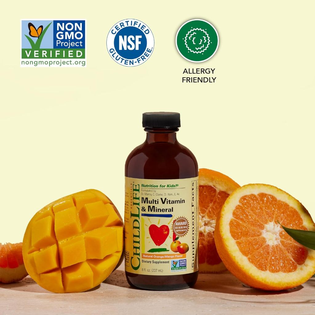 LittleSunshine | ChildLife Essentials, Multi Vitamin & Mineral, Natural Orange/Mango, Immune Health