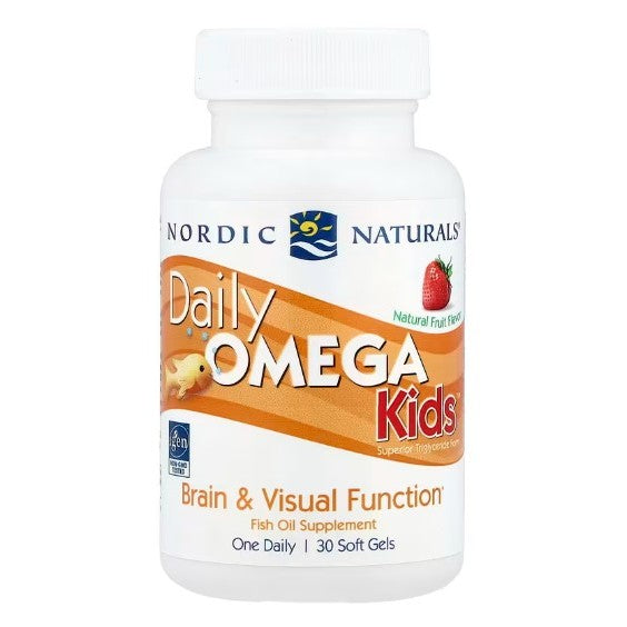 NaturalSolutions | Nordic Naturals, Daily Omega Kids, Omega-3 Fishies, Zero Sugar, Brain Development