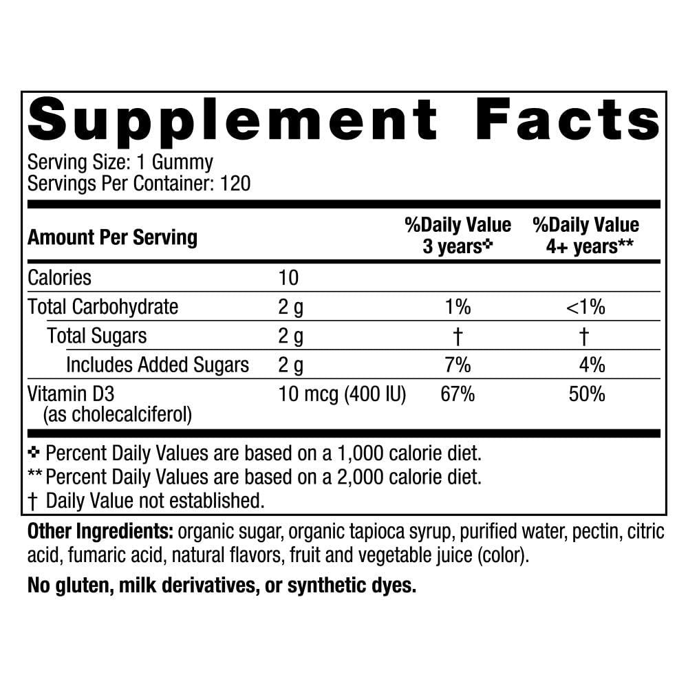 LittleSunshine | Nordic Naturals, Kids Vitamin D3 Gummies, Wild Watermelon Bone & Immunity Health