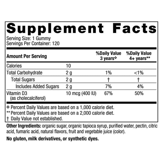 LittleSunshine | Nordic Naturals, Kids Vitamin D3 Gummies, Wild Watermelon Bone & Immunity Health