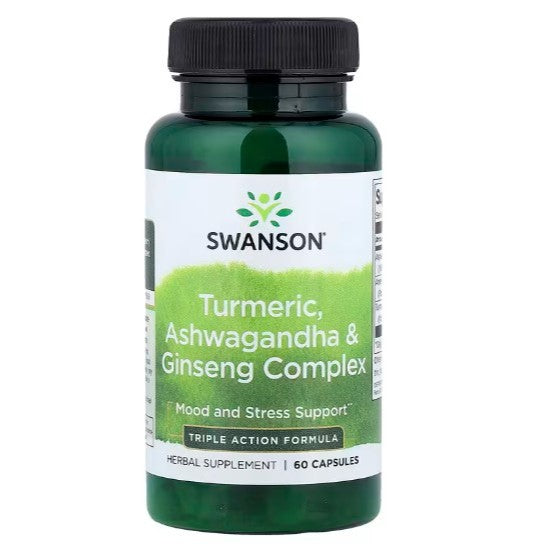 NaturalSolutions | Swanson, Full Spectrum Ashwagandha, Extract, Ultimate, Complex, Black Pepper,